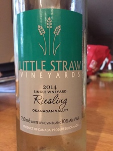 Okanagan Valley Little Straw Vineyards 2014